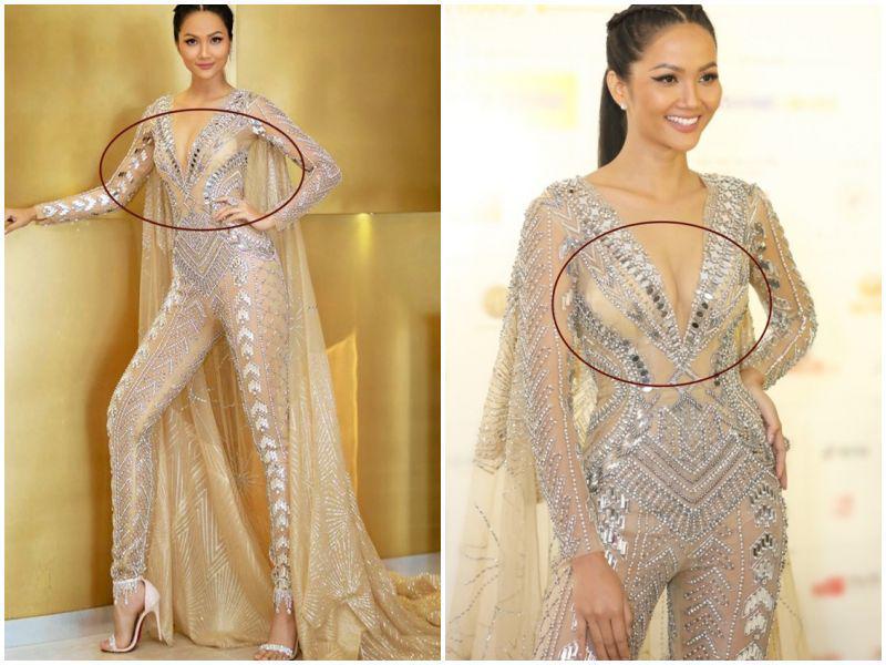 HHen Niê diện đầm xuyên thấu lộ nội y kém duyên-3