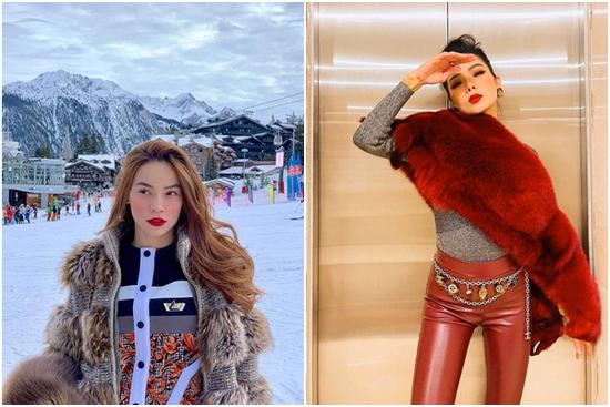 Học Lệ Quyên, Hồ Ngọc Hà cách diện áo lông 'chanh sả' như minh tinh