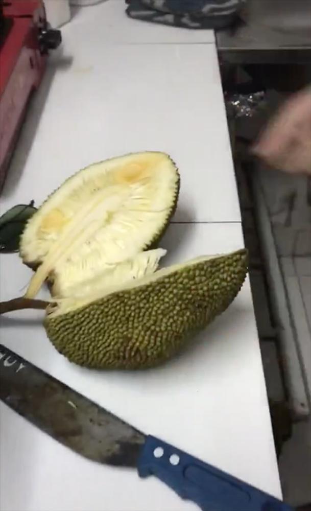 Những pha bổ trái cây đi vào lòng đất, nhìn cũng chán nói gì đến ăn-2