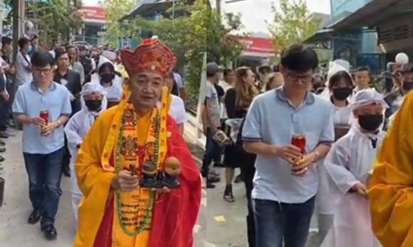 Vợ cũ, vợ mới thất thần trong lễ an táng Vân Quang Long-3