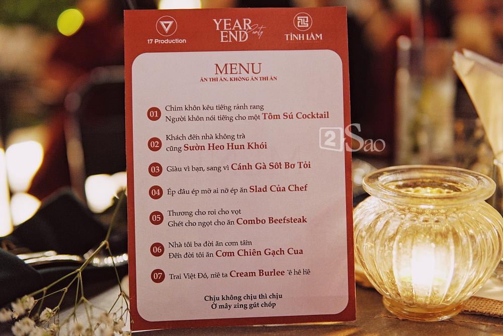 Thích thú với tên gọi món ăn mỹ miều trong menu tiệc cuối năm của Huỳnh Lập-2