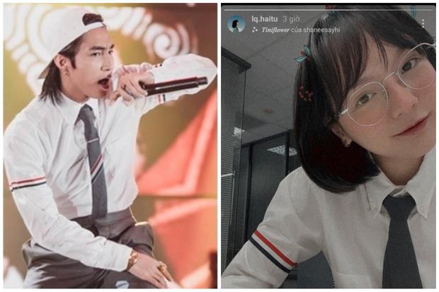 Giữa nghi án Thiều Bảo Trâm chia tay, Hải Tú diện áo đôi phu thê với Sơn Tùng-1