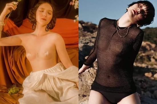 Hải Tú bị tung loạt ảnh 'trên thả rông, dưới cởi sạch'