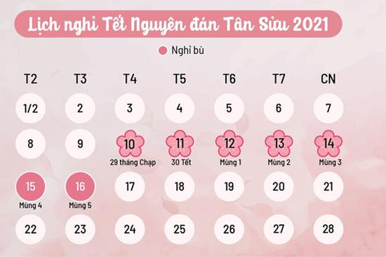 TP.HCM thông báo lịch treo cờ Tổ quốc và nghỉ Tết Nguyên Đán Tân Sửu 2021