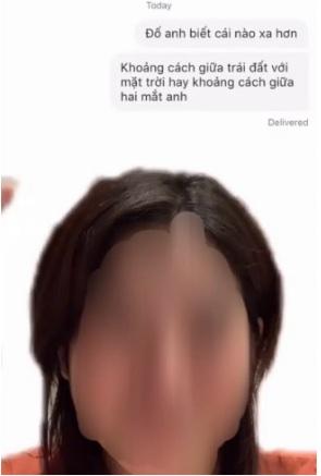 Cô gái lên mạng làm quen trai lạ và hỏi Đố anh khoảng cách nào xa nhất? và màn sỉ nhục...-2