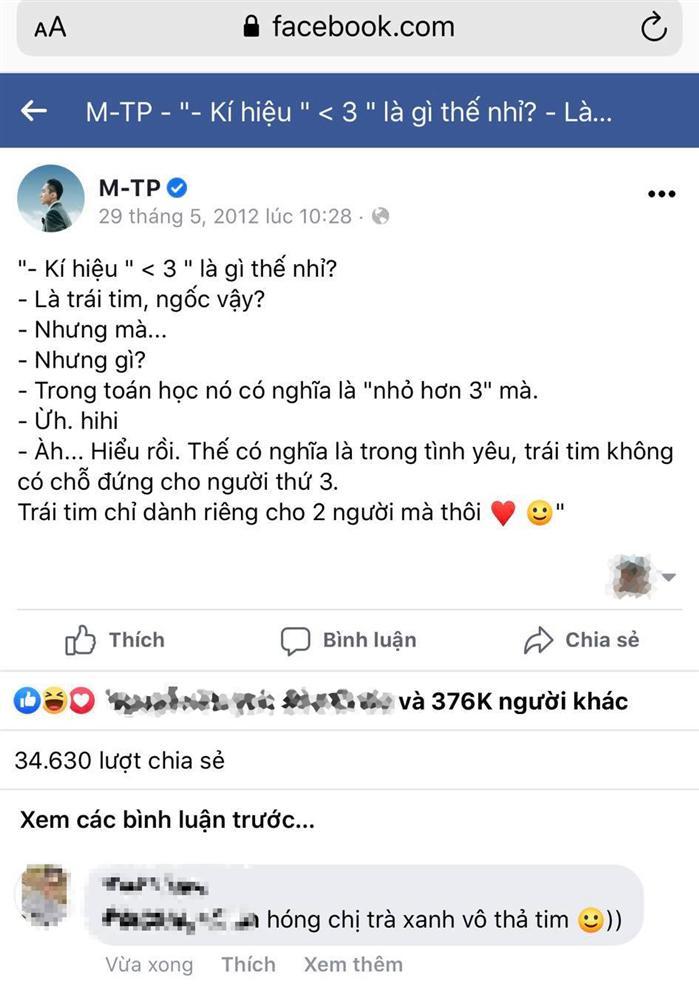 8 năm trước, Sơn Tùng từng chia sẻ quan điểm về người thứ ba trong tình yêu-2