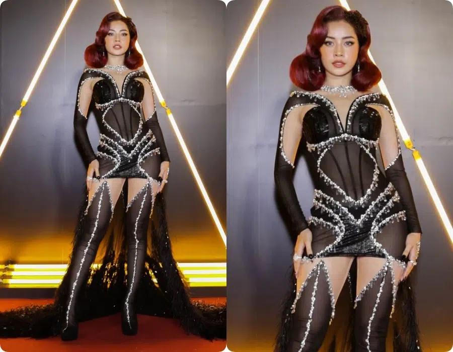 Diện đầm xuyên thấu nghi đạo nhái, Chi Pu chiếm ngôi sexy của Ngọc Trinh-1