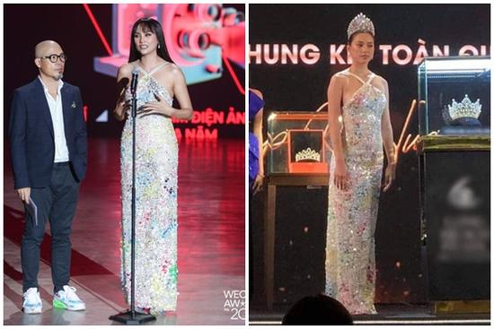 Võ Hoàng Yến 'đụng hàng' Tiểu Vy: Cặp mỹ nhân lộ body thẳng đuột '3 vòng như 1 '