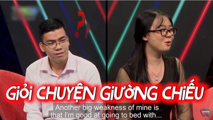 Lên show hẹn hò, cô gái tiết lộ giỏi chuyện giường chiếu khiến chàng trai bối rối-2
