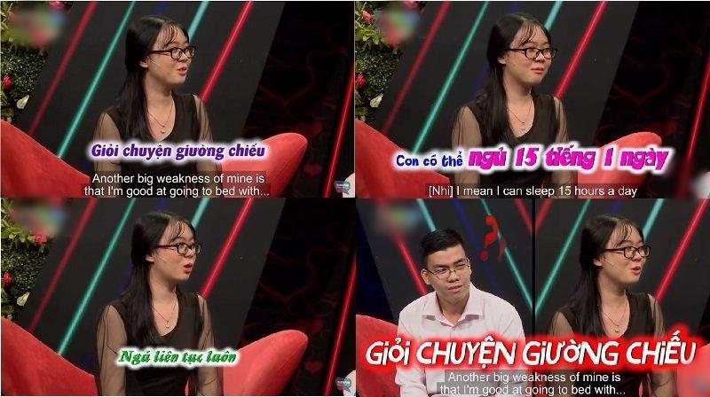 Lên show hẹn hò, cô gái tiết lộ giỏi chuyện giường chiếu khiến chàng trai bối rối-3