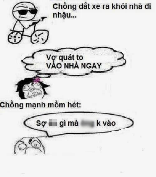 Cười không ngậm được mồm xem ảnh chế các ông chồng sợ vợ-3