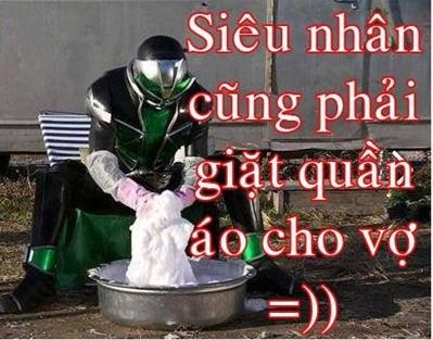 Cười không ngậm được mồm xem ảnh chế các ông chồng sợ vợ-7