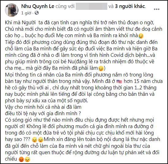 Vợ cũ Hoàng Anh bị ép rời khỏi nhà thuê, liên lụy đến cả bố đẻ-2