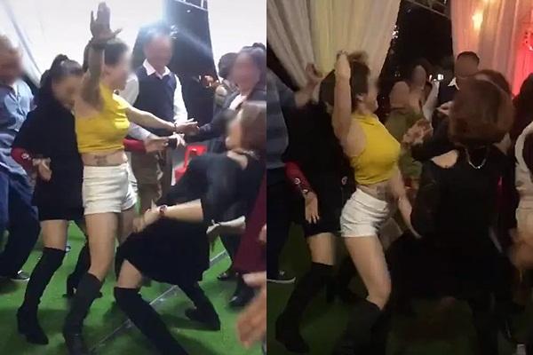 Lan truyền hình ảnh team mẹ chồng diện đồ sexy quẩy cực sung trong đám cưới-1