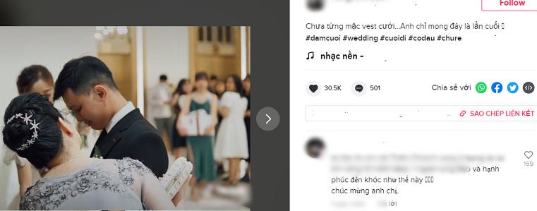 Xôn xao clip chú rể khóc nức nở ở đám cưới, nguyên nhân phía sau gây bất ngờ-1