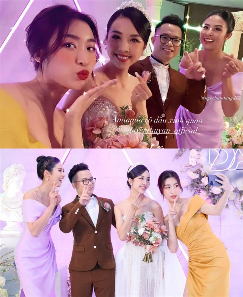 Đỗ Mỹ Linh nói gì khi bị chê diện đầm lồng lộn chiếm spotlight cô dâu Thúy An-2