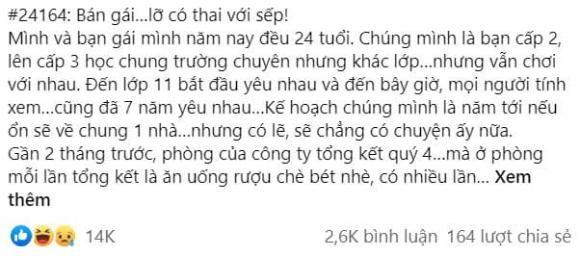 Bạn gái có thai với sếp, bỏ dở cuộc tình 7 năm: Dân tình xin info lập group antifan-1