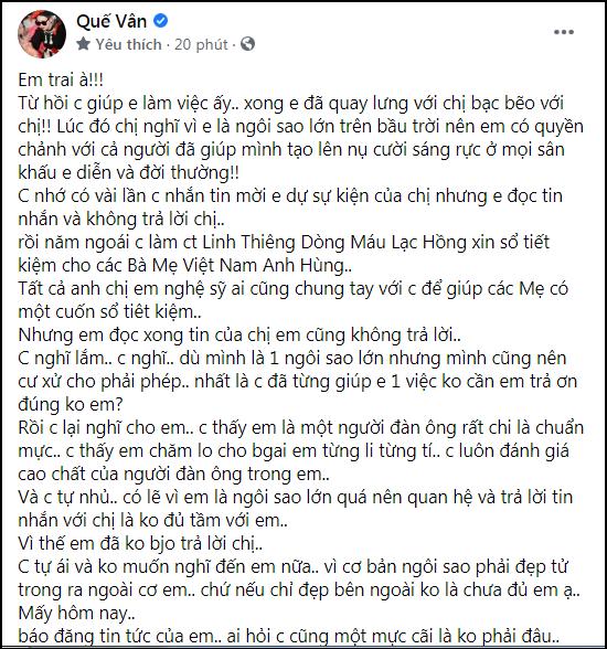 HOT: Quế Vân tung bằng chứng tố Sơn Tùng lật mặt như lật bánh tráng-4