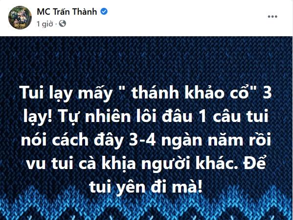 Trấn Thành vái lạy các thánh khảo cổ khi bị lôi vào drama Sơn Tùng - Thiều Bảo Trâm-5