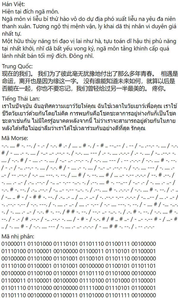 Cười mỏi miệng lời nhắn Thương em của Sơn Tùng được chế cháo nhiều ngôn ngữ-3