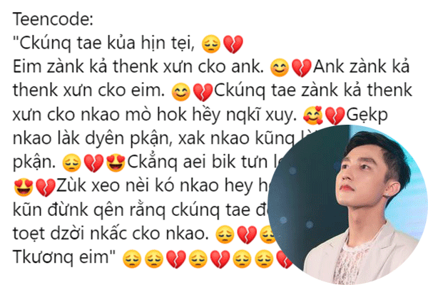 Cười mỏi miệng lời nhắn 'Thương em' của Sơn Tùng được 'chế cháo' nhiều ngôn ngữ