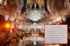 Không gian, thực đơn đám cưới 'khủng' trong lâu đài dát vàng ở Ninh Bình
