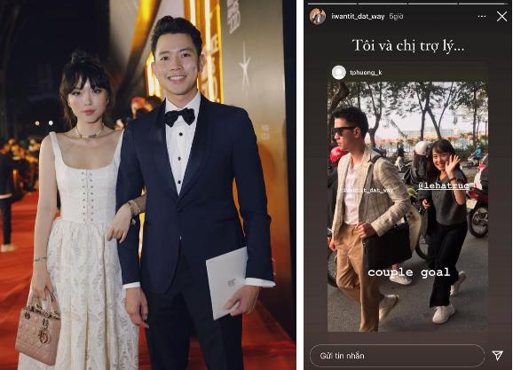 Hà Trúc, Quang Đạt cua gắt: Đi sự kiện sang như công chúa hoàng tử, ra phố thành sếp và trợ lý-1