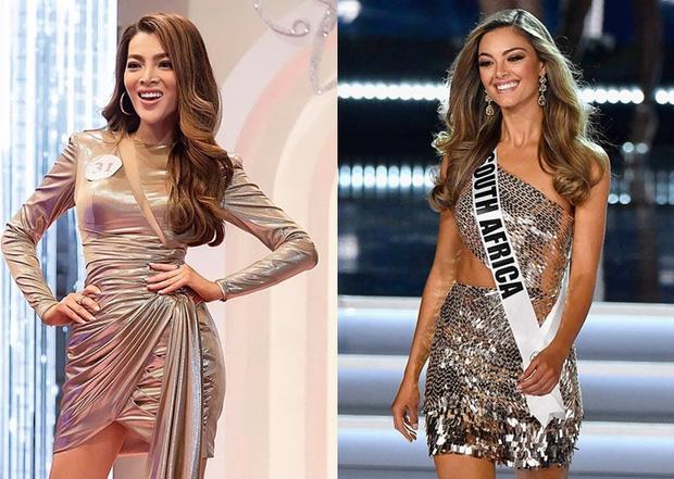 Màn catwalk lột váy của tân Hoa hậu chuyển giới Trân Đài bị bóc học lỏm Á hậu người Mexico-9