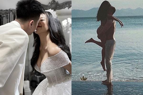 DJ Tít mang bầu với chồng sắp cưới-5