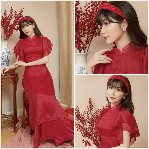 Tết chưa đến mà Chi Pu - Sun Ht - Huyền My đã xúng xính áo dài-6