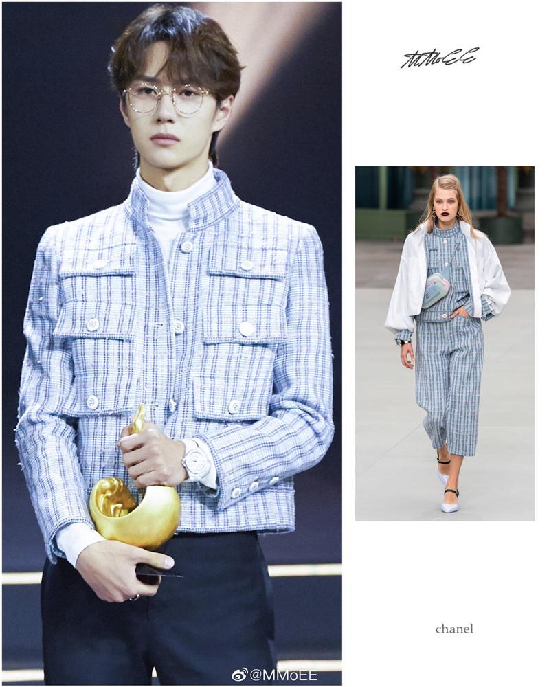 Vương Nhất Bác diện đồ nữ giới vẫn điển trai ngời ngời-1