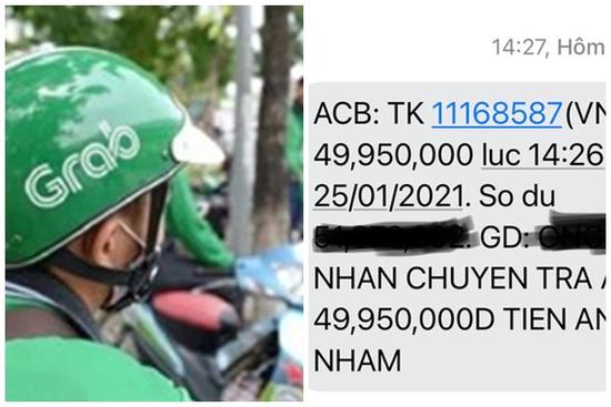 Hành khách đi chuyến Grab 25 nghìn chuyển nhầm 50 triệu đã nhận lại tiền từ tài xế, tiết lộ thông tin bất ngờ