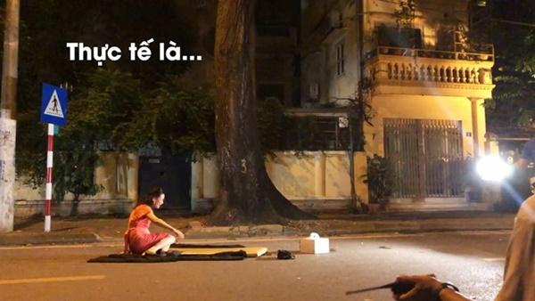 Hậu trường hài hước trong Hướng Dương Ngược Nắng: Nữ diễn viên bị xe tông bởi... 1 chiếc đèn-3