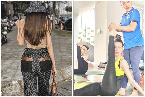 Bảo Anh - Chi Pu - Hà Hồ tập yoga mọi lúc mọi nơi để giữ body đẹp như tạc-17