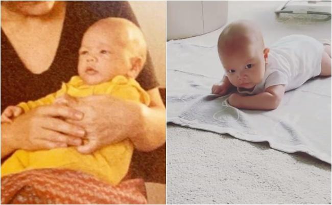 Hồ Ngọc Hà khoe Kim Lý ngày bé, gương mặt giống Leon như lột-5