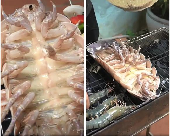 Dân mạng sởn gai ốc với màn review ăn thử món bọ biển khổng lồ giá 4 triệu/con-3