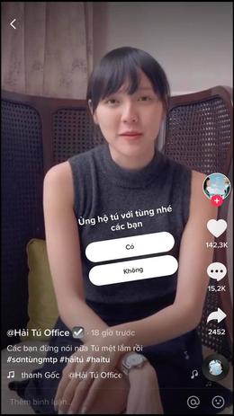 Xôn xao hình ảnh Hải Tú lộ diện giữa bão trà xanh