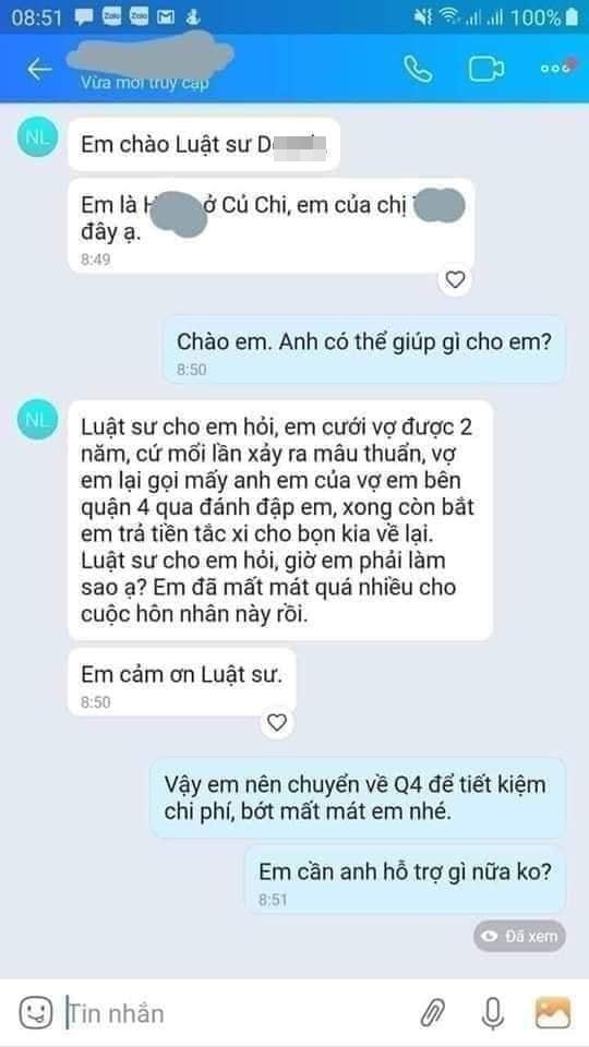 Bị vợ đè đầu cưỡi cổ, chồng nhờ luật sư tư vấn lại nhận về câu trả lời không thể đắng hơn-1