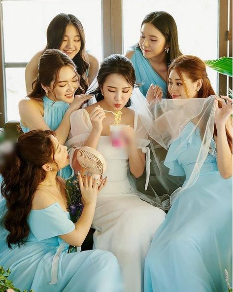 Primmy Trương nhá hàng ảnh cưới, dàn phù dâu toàn Hoa hậu, diễn viên-4