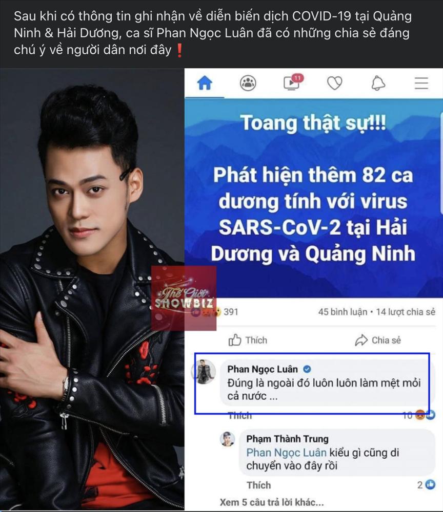 Phan Ngọc Luân xin lỗi vì kỳ thị dịch Covid-19 bùng lại ở nhiều tỉnh miền Bắc-1