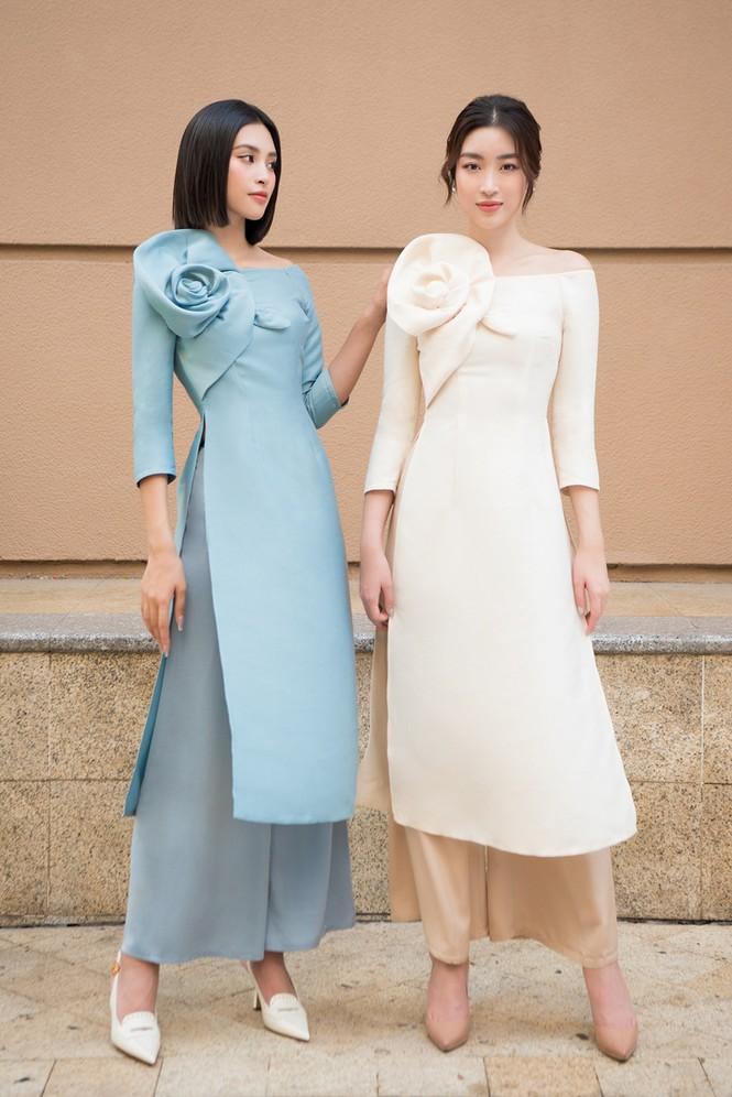 Học lỏm chị chị em em Vbiz chiêu diện áo dài ton-sur-ton-1