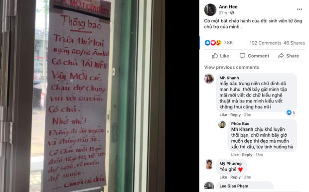 Cô chủ trọ mời sinh viên thuê nhà ăn bữa cơm tất niên, không quên dặn dò xúc động-1