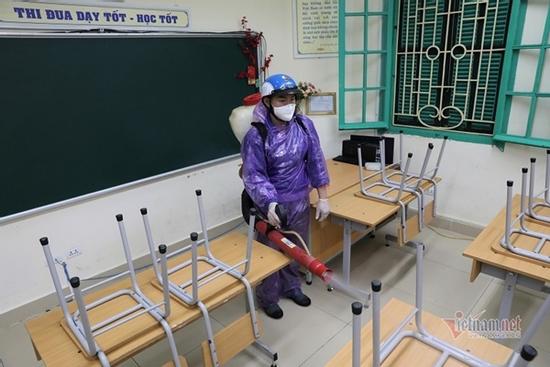 Thêm trường THPT Hoàng Cầu cho nghỉ học từ hôm nay