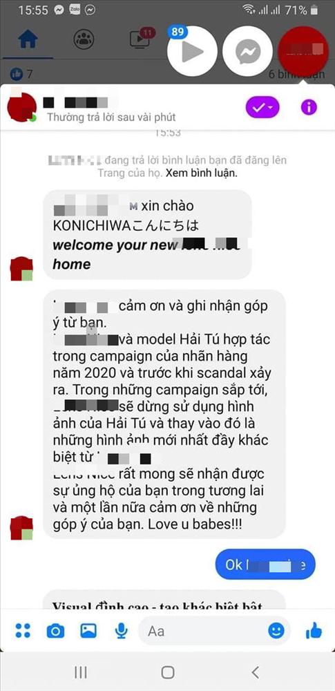 Nhãn hàng chính thức loại bỏ hình ảnh của Hải Tú sau ồn ào trà xanh-3