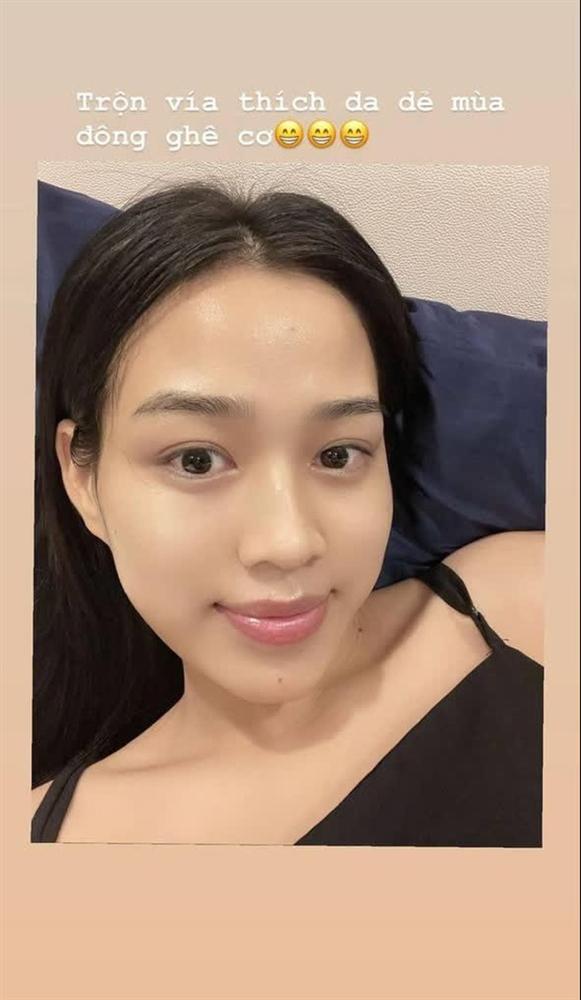Mặt mộc của Hoa hậu Đỗ Thị Hà-1