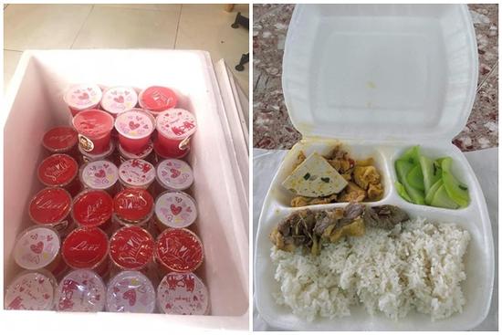 Hình ảnh tiếp tế đồ ăn thức uống trong các khu cách ly ở Hải Dương khiến ai xem xong cũng cảm thấy ấm lòng