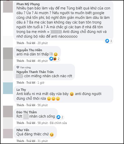 Antifan ập vào Facebook mẹ Sơn Tùng, để lại nhiều ảnh nóng Hải Tú-10