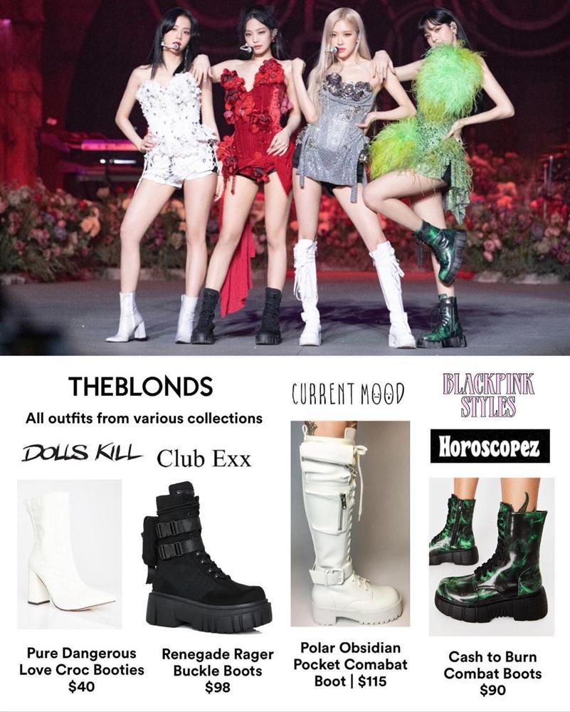 Nhan sắc đỉnh cao của BLACKPINK cân loạt trang phục sến rện trong concert-2