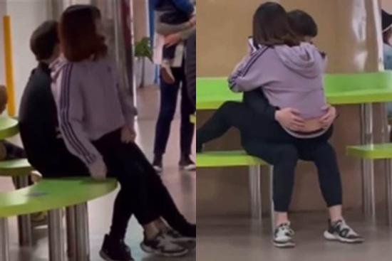 'Nóng mắt' 2 học sinh thể hiện yêu đương quá trớn nơi công cộng