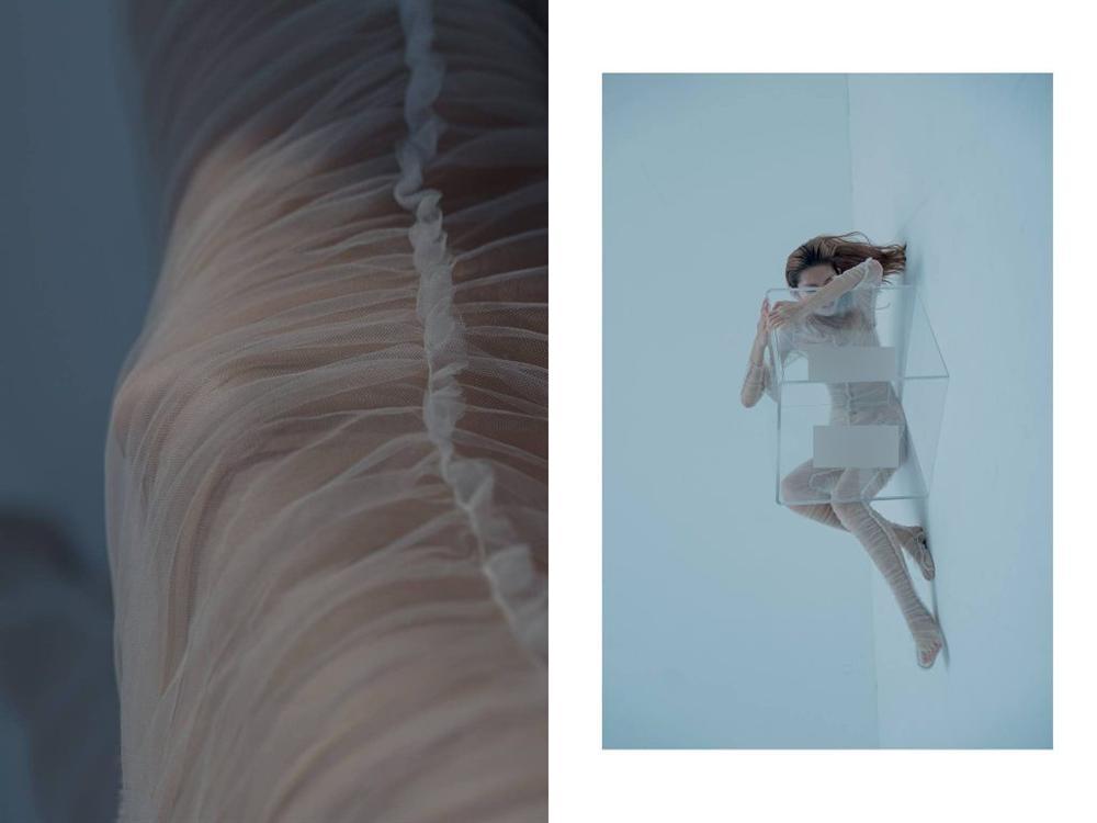 Ảnh cởi trăm phần trăm của Hải Tú có concept giống Thùy Dương Next Top-12